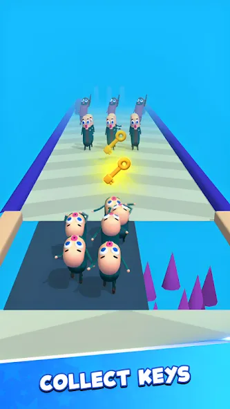 Merge Master: Monster Run 3D взломанный APK — Безлимитные деньги и энергия — скриншот 4