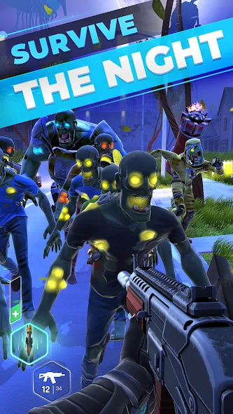 Zombie Horde: Heroes FPS & RPG — последняя версия с модом (Безлимитные ресурсы и все герои) — скриншот 4
