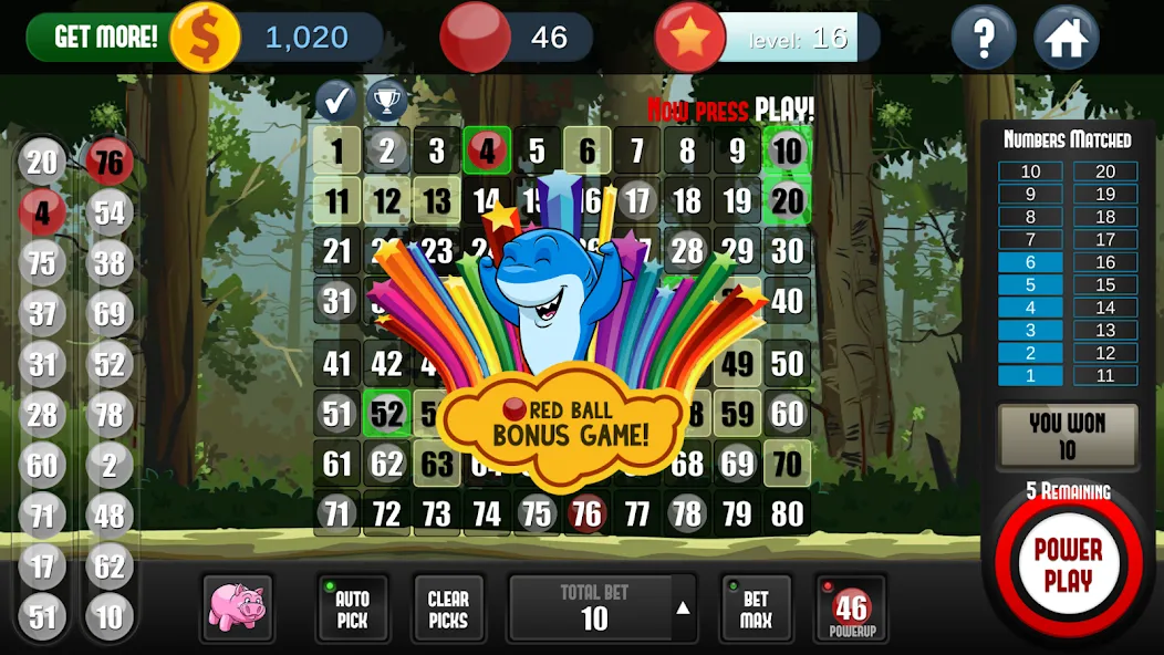 A Keno Game MOD APK скачать на Андроид — Безлимитные монеты и выигрышные числа — скриншот 3