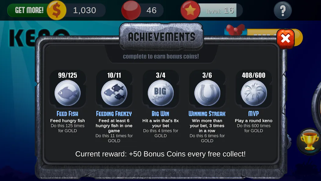 A Keno Game MOD APK скачать на Андроид — Безлимитные монеты и выигрышные числа — скриншот 5