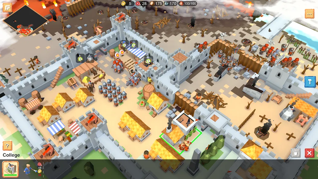 Скачать RTS Siege Up! - Medieval War мод — Безлимитные ресурсы и открыты все уровни — скриншот 1 Скачать RTS Siege Up! - Medieval War мод — Безлимитные ресурсы и открыты все уровни — скриншот 1