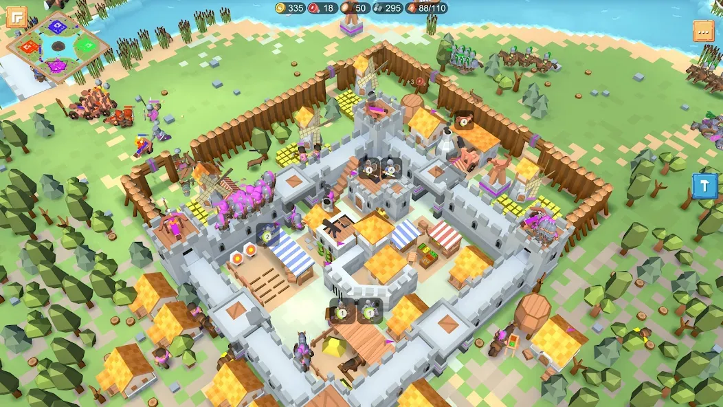 Скачать RTS Siege Up! - Medieval War мод — Безлимитные ресурсы и открыты все уровни — скриншот 2 Скачать RTS Siege Up! - Medieval War мод — Безлимитные ресурсы и открыты все уровни — скриншот 2