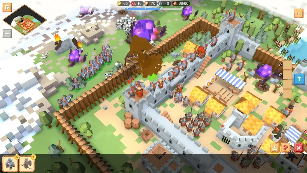 Скачать RTS Siege Up! - Medieval War мод — Безлимитные ресурсы и открыты все уровни — скриншот 4 Скачать RTS Siege Up! - Medieval War мод — Безлимитные ресурсы и открыты все уровни — скриншот 4