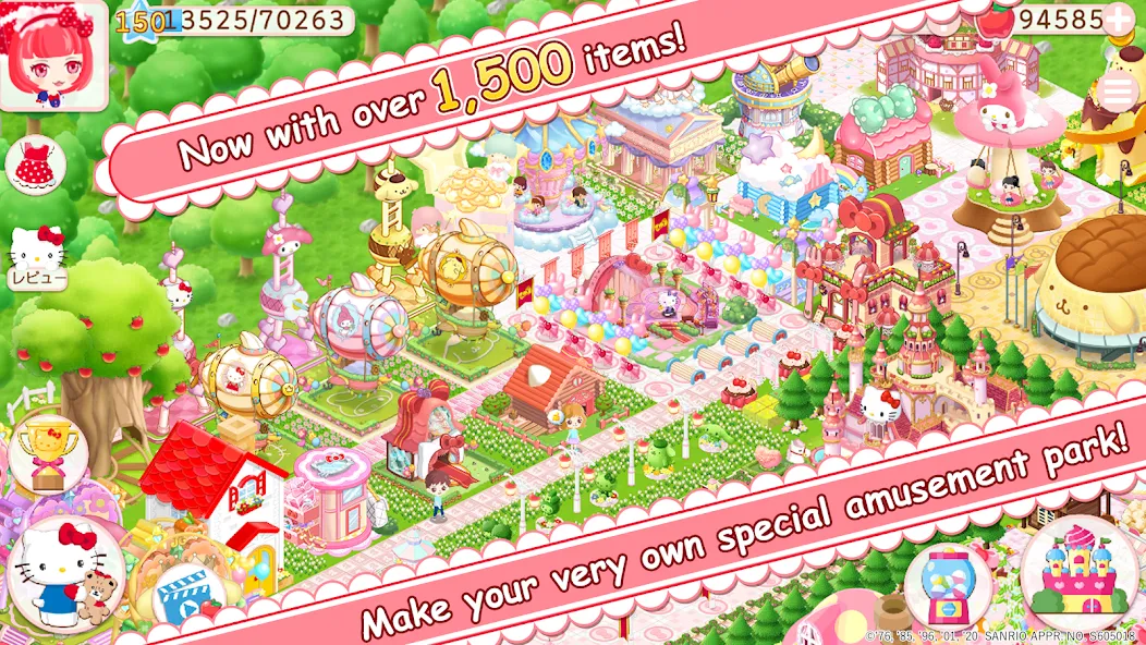 HelloKittyWorld2 Sanrio Kawaii — Безлимитные монеты и открытые предметы, скачать мод APK — скриншот 2