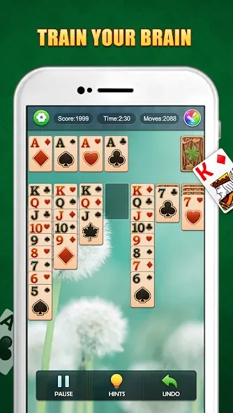 Скачать Solitaire Puzzle : Card Jigsaw на Андроид с модом — Безлимитные подсказки и открыты все уровни — скриншот 3 Скачать Solitaire Puzzle : Card Jigsaw на Андроид с модом — Безлимитные подсказки и открыты все уровни — скриншот 3