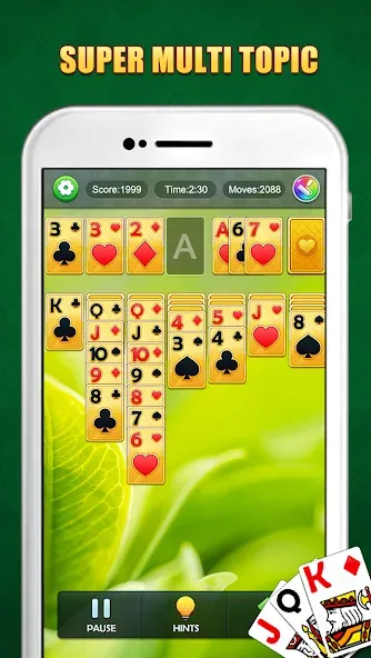 Скачать Solitaire Puzzle : Card Jigsaw на Андроид с модом — Безлимитные подсказки и открыты все уровни — скриншот 4 Скачать Solitaire Puzzle : Card Jigsaw на Андроид с модом — Безлимитные подсказки и открыты все уровни — скриншот 4