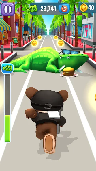 Angry Gran Run - Running Game на телефон — скачать мод: Безлимитные монеты и ускорение бега — скриншот 5