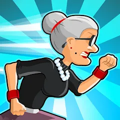 Angry Gran Run - Running Game на телефон — скачать мод: Безлимитные монеты и ускорение бега