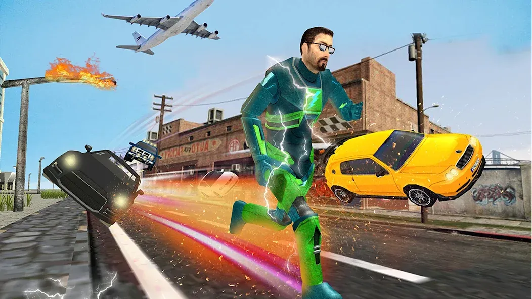 Скачать Light Superhero Speed Hero мод — Суперскорость и все уровни открыты — скриншот 2
