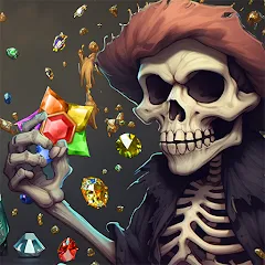 Jewels Ghost Ship: jewel games на телефон — скачать мод: Безлимитные жизни и бустеры