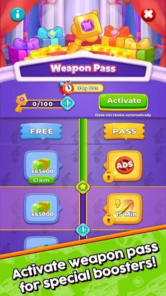 Weapon Craft Run взлом APK — Безлимитные деньги и оружие — скриншот 4