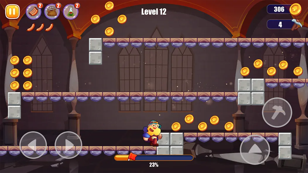 Скачать Miner's World: Super Run Game последней версии — Безлимитные монеты и открытые уровни — скриншот 4