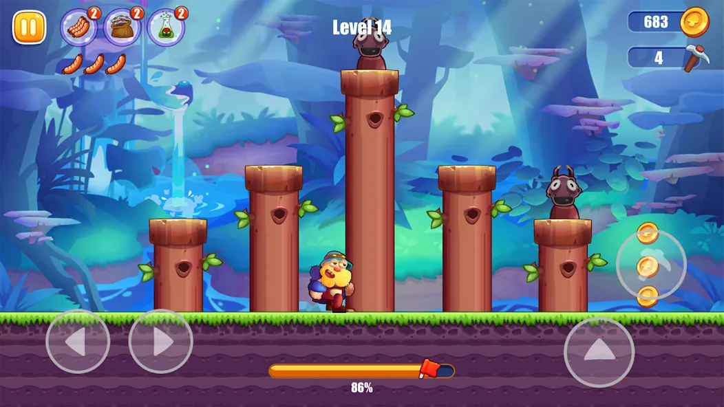 Скачать Miner's World: Super Run Game последней версии — Безлимитные монеты и открытые уровни — скриншот 5