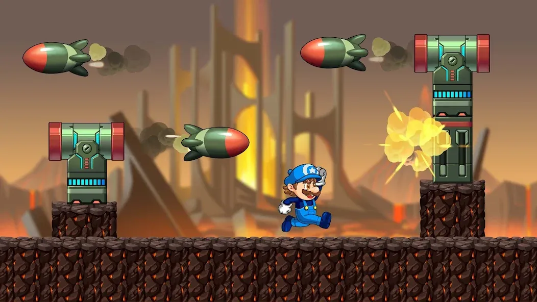 Super Machino: adventure game мод на Андроид: Безлимитные монеты и жизни — скриншот 4 Super Machino: adventure game мод на Андроид: Безлимитные монеты и жизни — скриншот 4