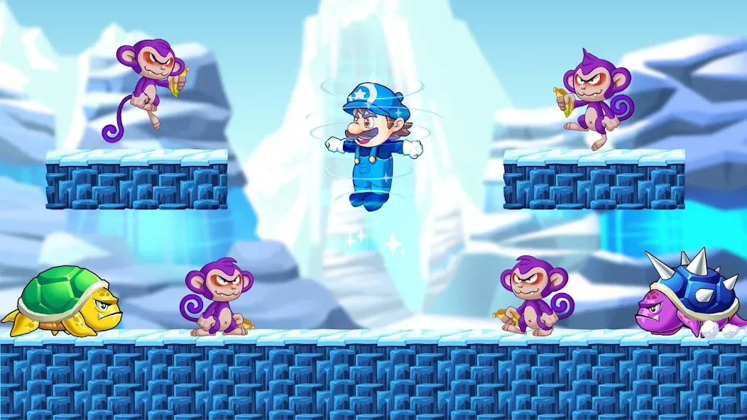 Super Machino: adventure game мод на Андроид: Безлимитные монеты и жизни — скриншот 5 Super Machino: adventure game мод на Андроид: Безлимитные монеты и жизни — скриншот 5