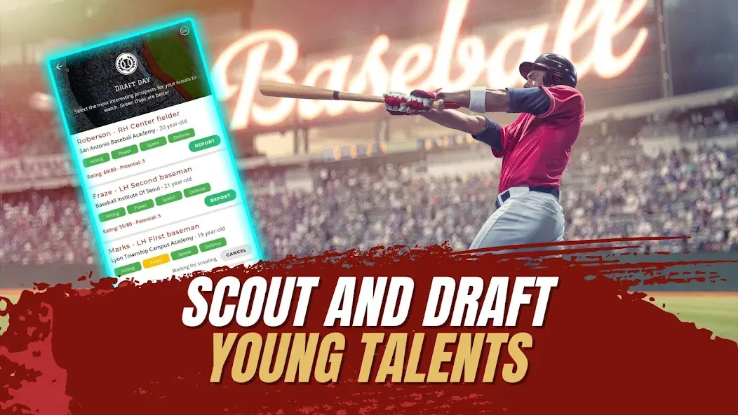 Astonishing Baseball Manager взлом APK — Безлимитные деньги и все функции — скриншот 5