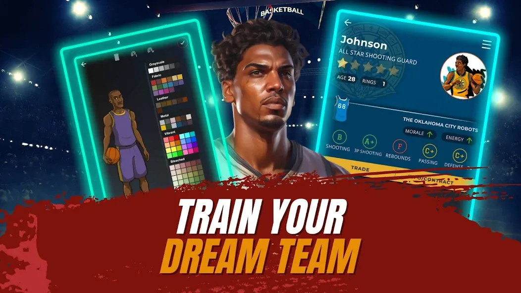 Astonishing Basketball Manager — скачать мод: Безлимитные деньги и ресурсы — скриншот 3 Astonishing Basketball Manager — скачать мод: Безлимитные деньги и ресурсы — скриншот 3