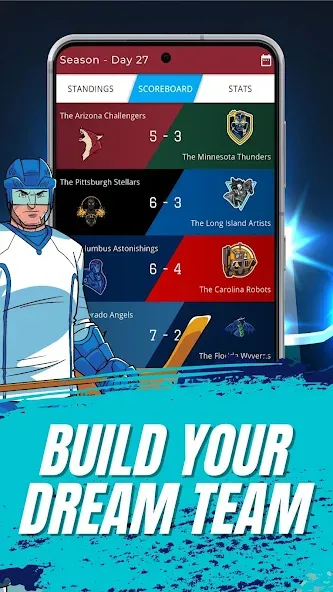 Astonishing Hockey Manager бесплатно на Андроид — мод: Безлимитные деньги и ресурсы — скриншот 2