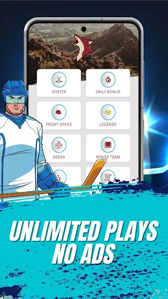 Astonishing Hockey Manager бесплатно на Андроид — мод: Безлимитные деньги и ресурсы — скриншот 3