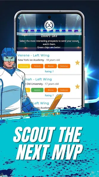 Astonishing Hockey Manager бесплатно на Андроид — мод: Безлимитные деньги и ресурсы — скриншот 4