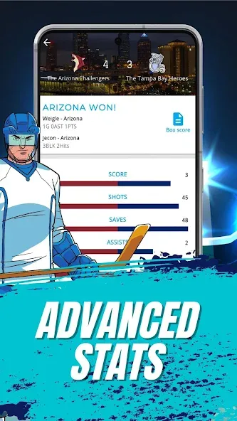 Astonishing Hockey Manager бесплатно на Андроид — мод: Безлимитные деньги и ресурсы — скриншот 5