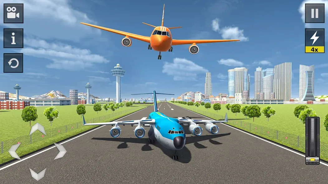 Скачать Flight Simulator - Plane Games мод — Безлимитное топливо и все самолёты — скриншот 2 Скачать Flight Simulator - Plane Games мод — Безлимитное топливо и все самолёты — скриншот 2