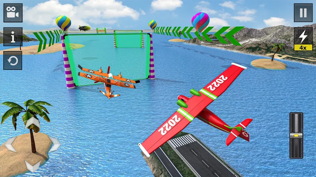 Скачать Flight Simulator - Plane Games мод — Безлимитное топливо и все самолёты — скриншот 3 Скачать Flight Simulator - Plane Games мод — Безлимитное топливо и все самолёты — скриншот 3