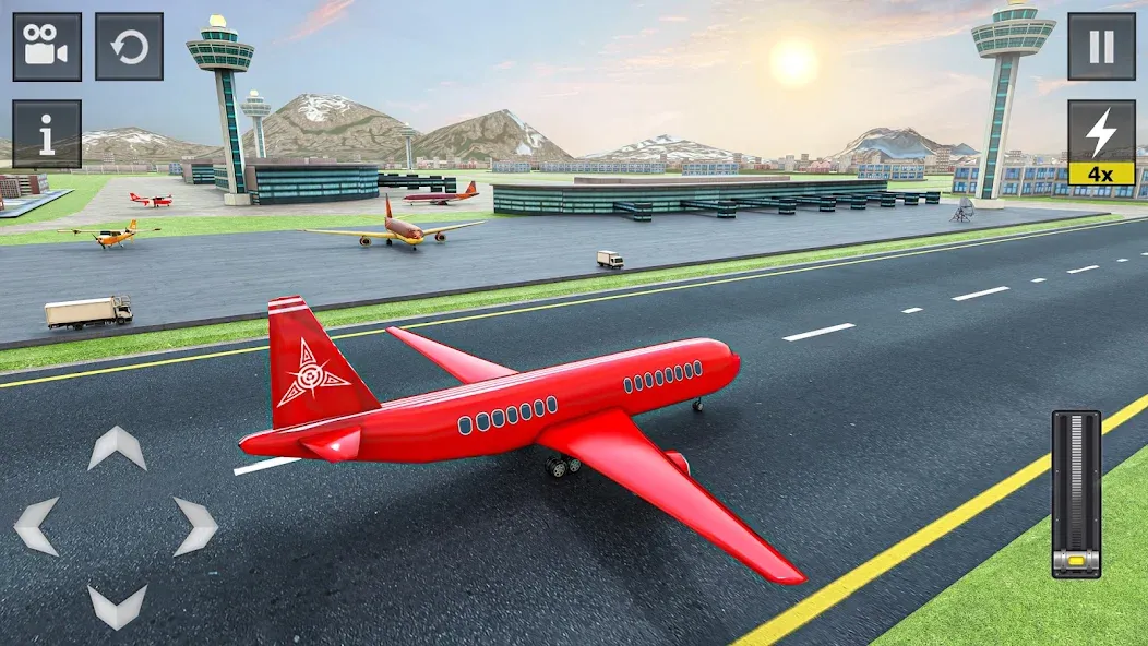 Скачать Flight Simulator - Plane Games мод — Безлимитное топливо и все самолёты — скриншот 4 Скачать Flight Simulator - Plane Games мод — Безлимитное топливо и все самолёты — скриншот 4