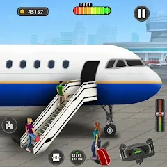Скачать Flight Simulator - Plane Games мод — Безлимитное топливо и все самолёты