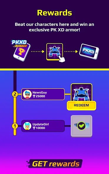 PKXD Runner — Безлимитные монеты и открыты скины, скачать мод APK — скриншот 4