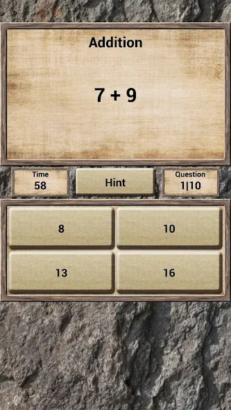 Math - Quiz Game (Мод: Безлимитные подсказки и открыты все уровни) — скачать на Андроид — скриншот 1 Math - Quiz Game (Мод: Безлимитные подсказки и открыты все уровни) — скачать на Андроид — скриншот 1