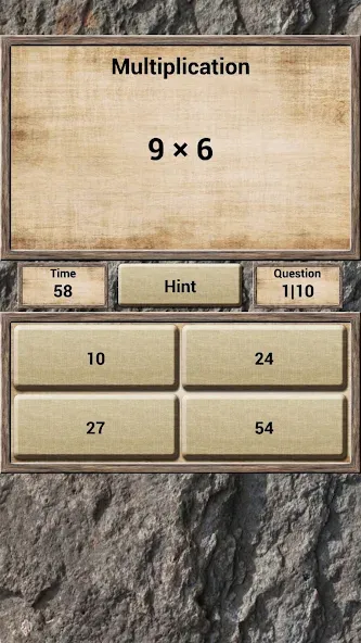 Math - Quiz Game (Мод: Безлимитные подсказки и открыты все уровни) — скачать на Андроид — скриншот 2 Math - Quiz Game (Мод: Безлимитные подсказки и открыты все уровни) — скачать на Андроид — скриншот 2