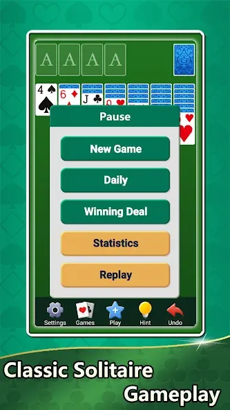 Aged Solitaire Collection MOD APK: Без рекламы и всё разблокировано — скриншот 2