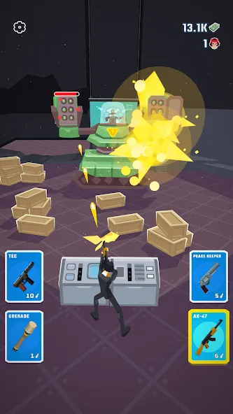 Мод Agent Action - Spy Shooter — Бесконечные патроны и все оружие, скачать APK — скриншот 3 Мод Agent Action - Spy Shooter — Бесконечные патроны и все оружие, скачать APK — скриншот 3