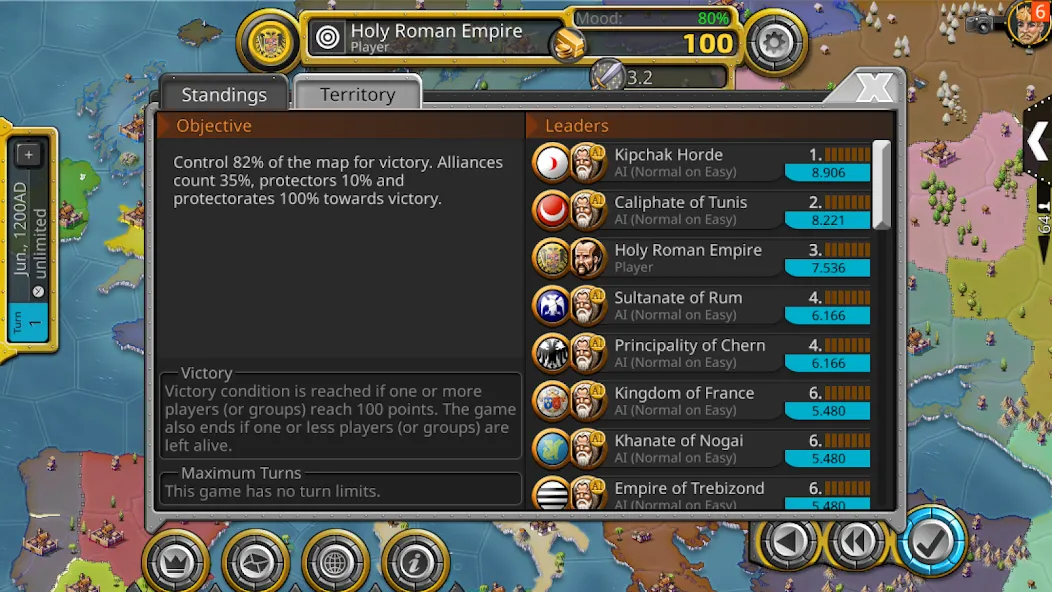 Age of Conquest IV MOD APK: Безлимитные ресурсы и открытые территории — скриншот 4