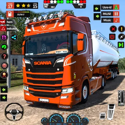 Oil Tanker Transport Simulator — скачать мод: Безлимитные деньги и топливо — скриншот 1 Oil Tanker Transport Simulator — скачать мод: Безлимитные деньги и топливо — скриншот 1