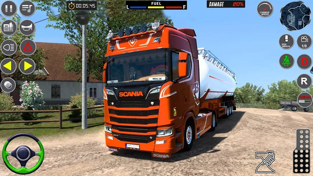 Oil Tanker Transport Simulator — скачать мод: Безлимитные деньги и топливо — скриншот 2 Oil Tanker Transport Simulator — скачать мод: Безлимитные деньги и топливо — скриншот 2