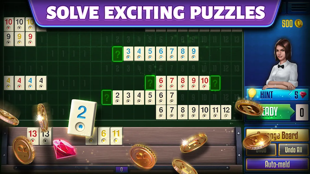 Rummy Club на телефон — скачать мод: Безлимитные фишки и быстрые победы — скриншот 2
