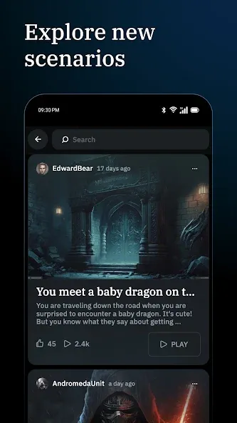 AI Dungeon взломанный APK — Безлимитные приключения и ресурсы — скриншот 3 AI Dungeon взломанный APK — Безлимитные приключения и ресурсы — скриншот 3