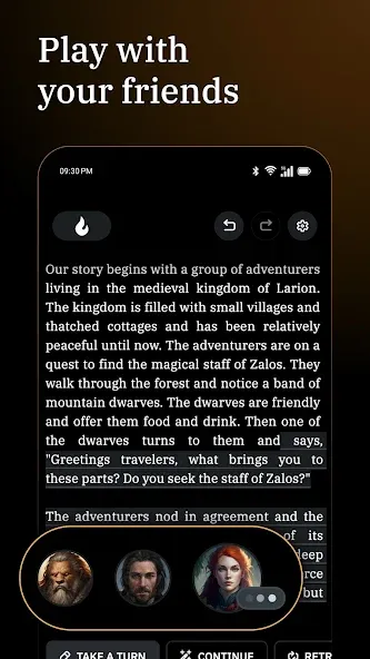 AI Dungeon взломанный APK — Безлимитные приключения и ресурсы — скриншот 4 AI Dungeon взломанный APK — Безлимитные приключения и ресурсы — скриншот 4