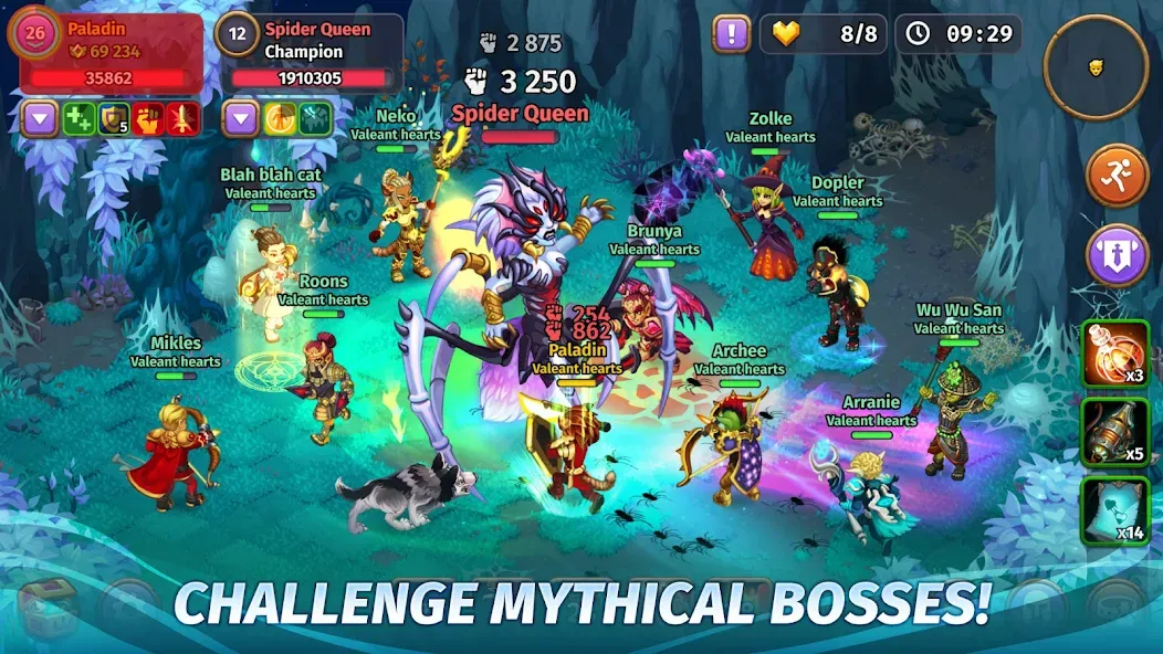 Skylore－fantasy MMORPG MOD APK: Безлимитные ресурсы и мощное снаряжение — скриншот 1