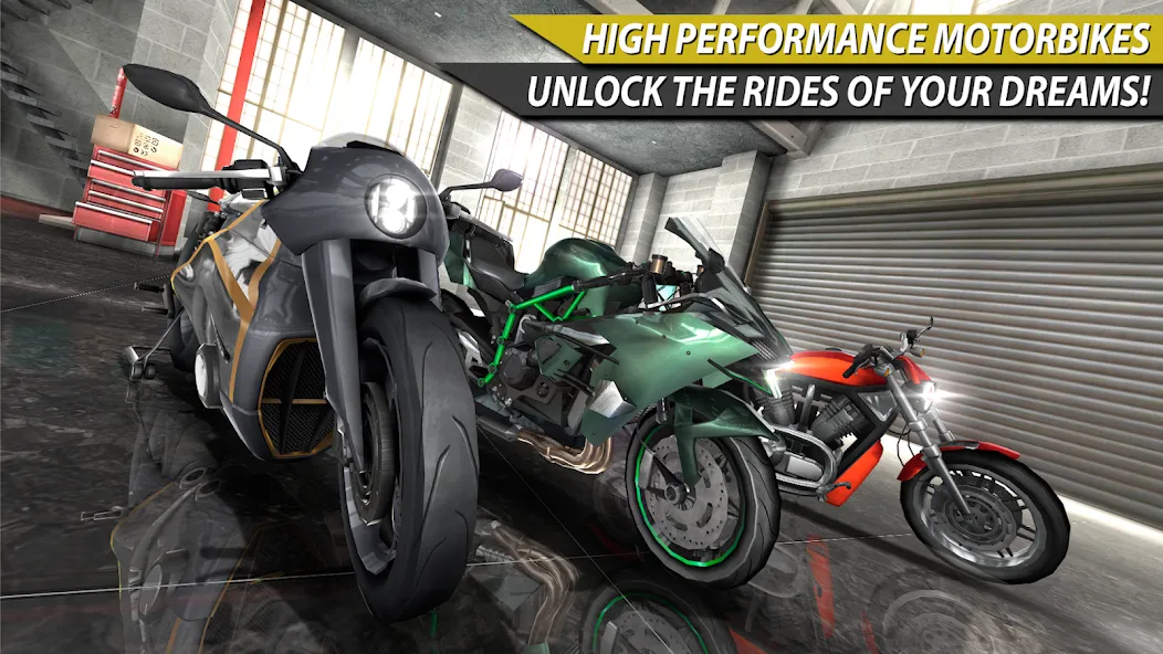 Скачать Moto Rider In Traffic — Безлимитные деньги и бензин — скриншот 4