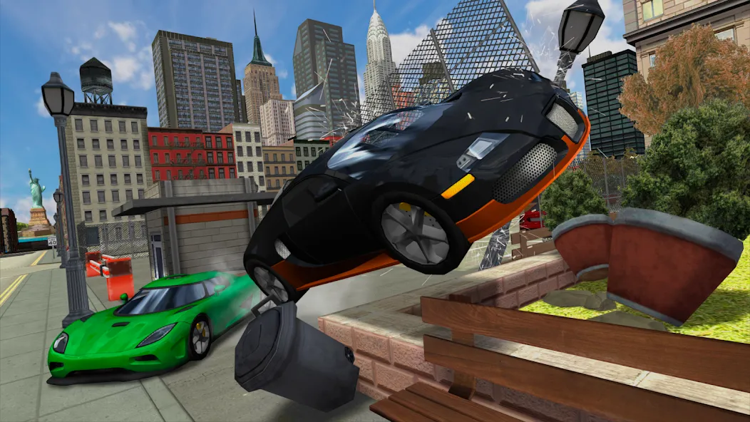 Скачать взлом Car Driving Simulator: NY — Безлимитные деньги и топливо — скриншот 2 Скачать взлом Car Driving Simulator: NY — Безлимитные деньги и топливо — скриншот 2