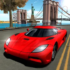 Скачать взлом Car Driving Simulator: NY — Безлимитные деньги и топливо