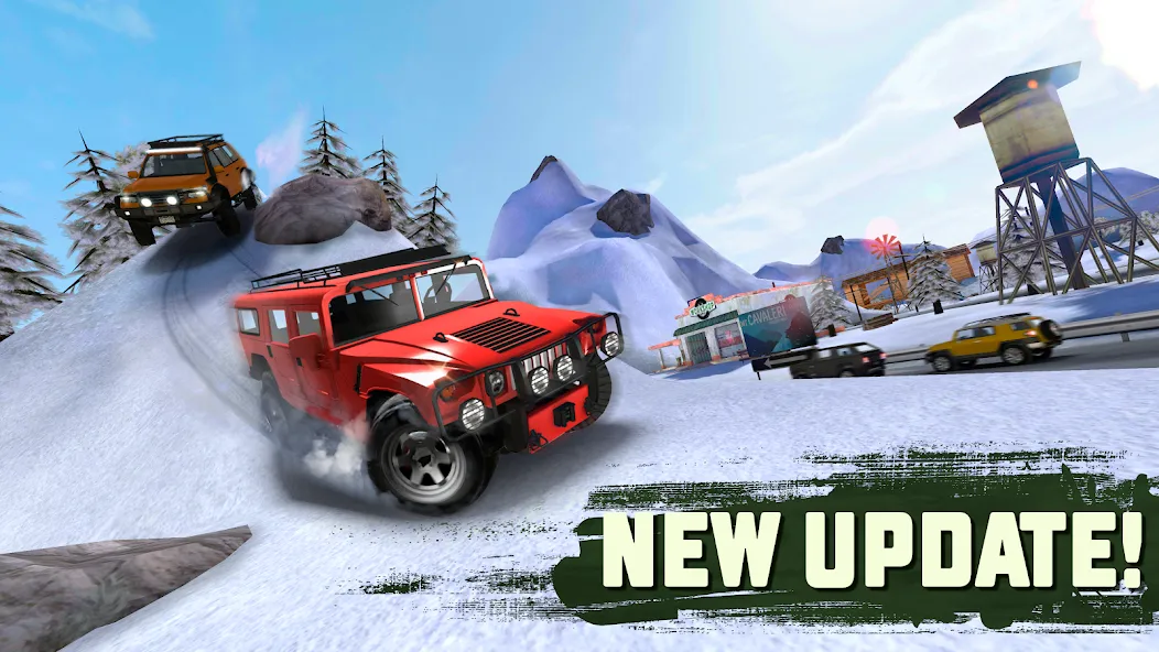 Скачать Extreme SUV Driving Simulator мод — Безлимитные деньги и топливо — скриншот 1