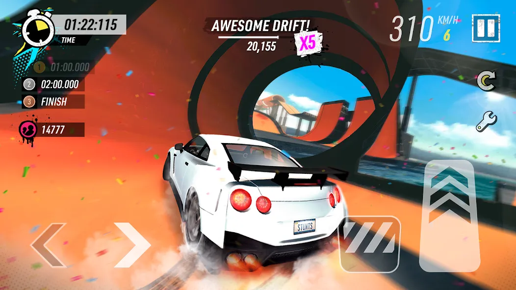 Car Stunt Races: Mega Ramps — Безлимитные деньги и все машины открыты, скачать мод APK — скриншот 1