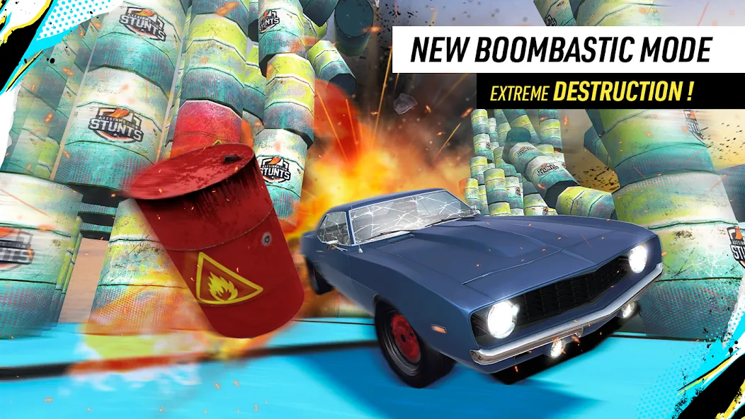 Car Stunt Races: Mega Ramps — Безлимитные деньги и все машины открыты, скачать мод APK — скриншот 2