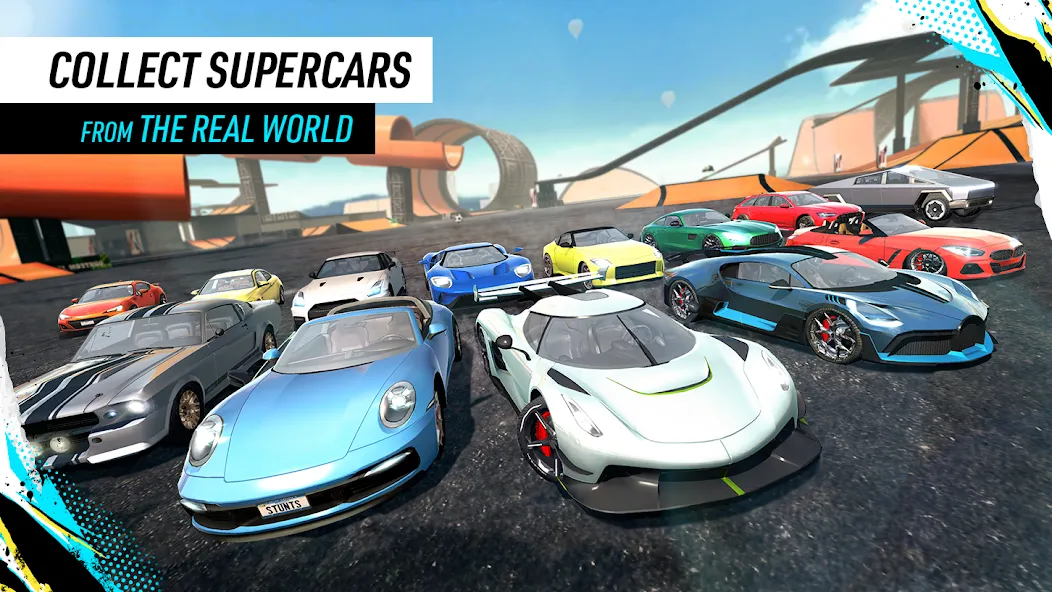 Car Stunt Races: Mega Ramps — Безлимитные деньги и все машины открыты, скачать мод APK — скриншот 5