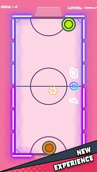 Скачать Air Hockey Glow HD Ultimate 2D мод — Безлимитные шайбы и открытые режимы — скриншот 2 Скачать Air Hockey Glow HD Ultimate 2D мод — Безлимитные шайбы и открытые режимы — скриншот 2