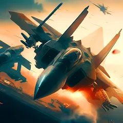 Aircraft Strike: Jet Fighter на телефон — скачать мод: Безлимитные деньги и оружие